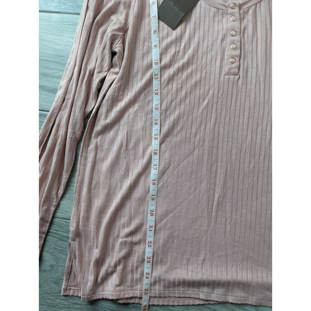 NWT Matilda Jane Ryanne Women's Henley‎ Tee Size M Flowy Silky soft Buttons N61 - Picture 6 of 7